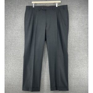 Lauren Ralph Lauren Dress Pants Men Size 40x30 Charcoal Gray Cuffed Pleated NEW